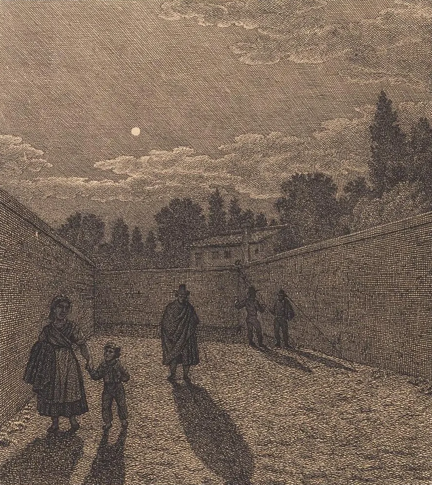 M Neskin Over En Vej Illustration Til Linearperspectiven, Tavle IV