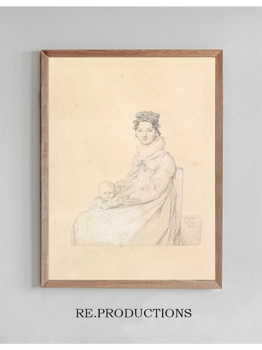 Madame Alexandre Lethi re, n e Rosa Meli, and Her Daughter, Letizia