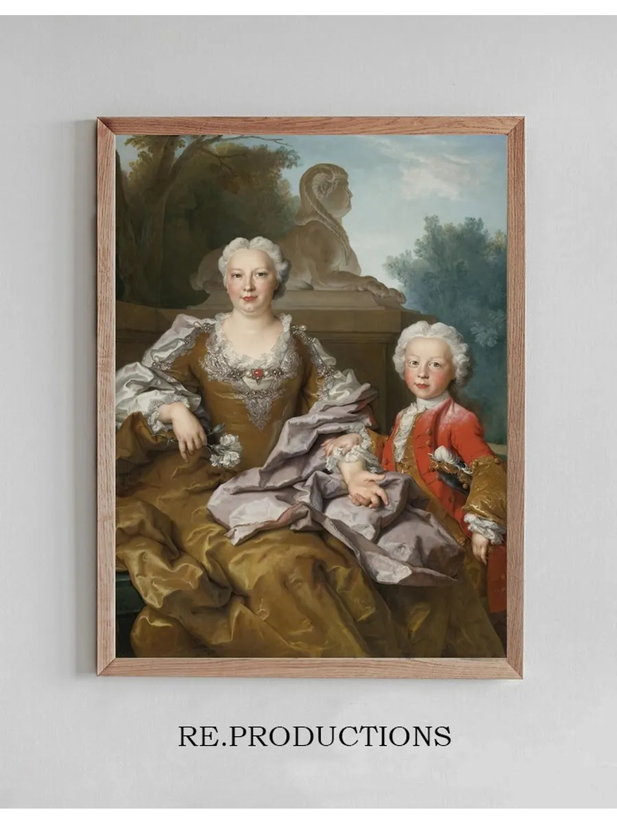 Madame Bertin And Her Son, Balthazar Bruno