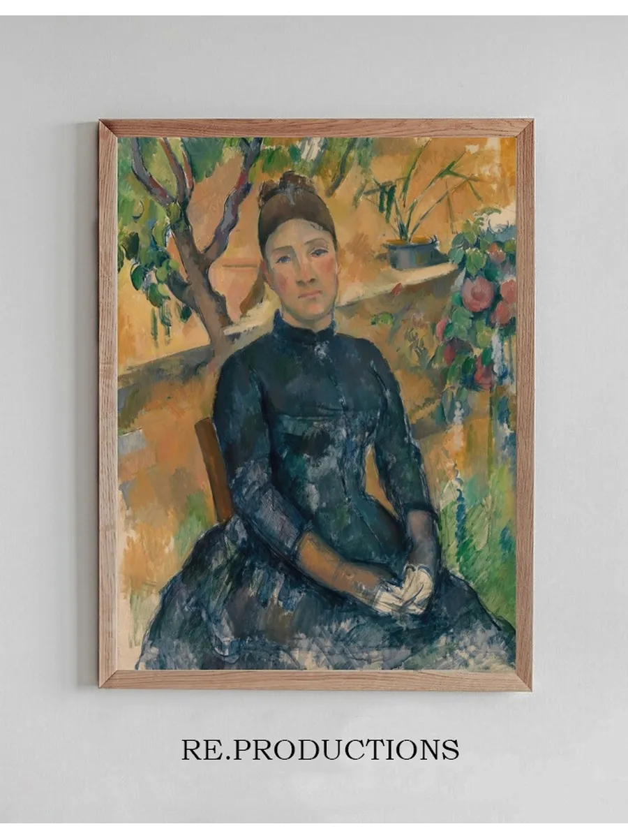 Madame Cezanne in the Conservatory
