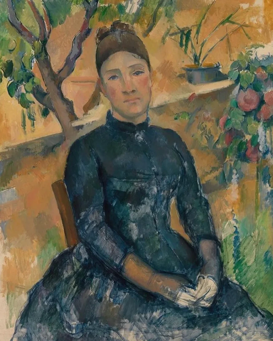 Madame Cezanne in the Conservatory