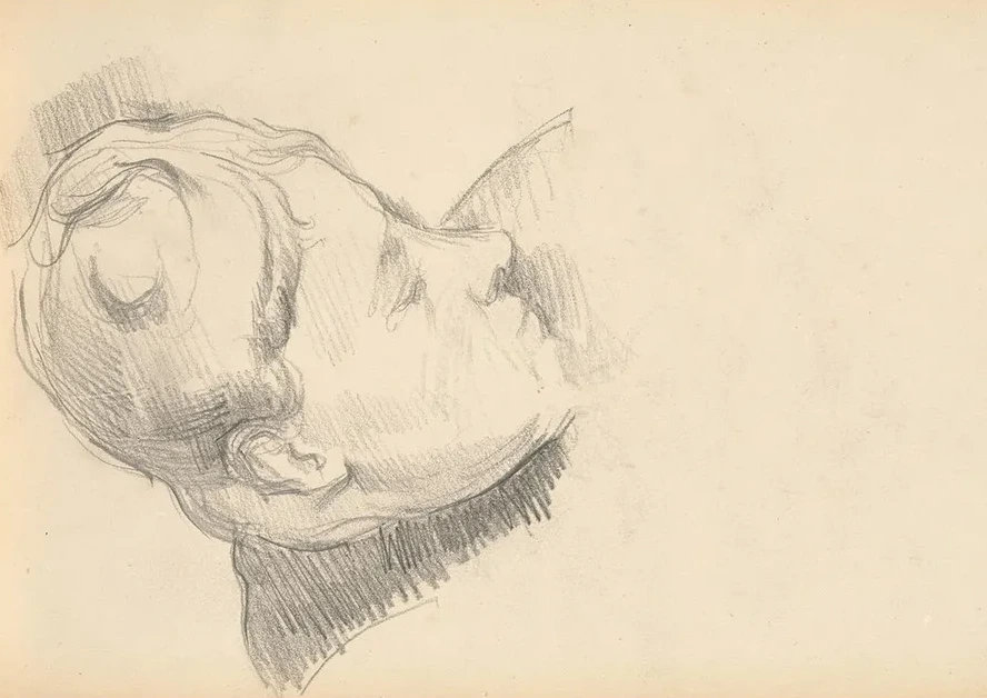 Madame Cezanne with her Head Lowered
