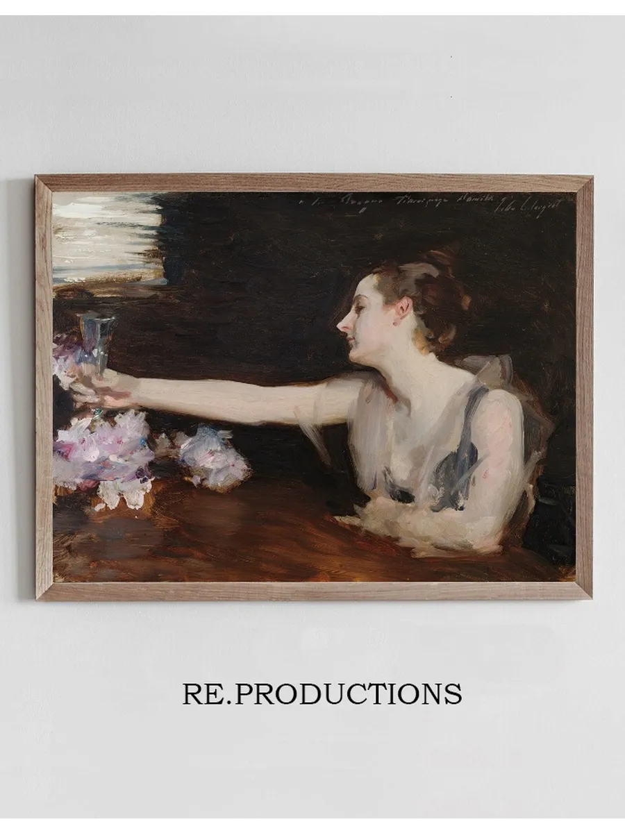 Madame Gautreau Drinking a Toast