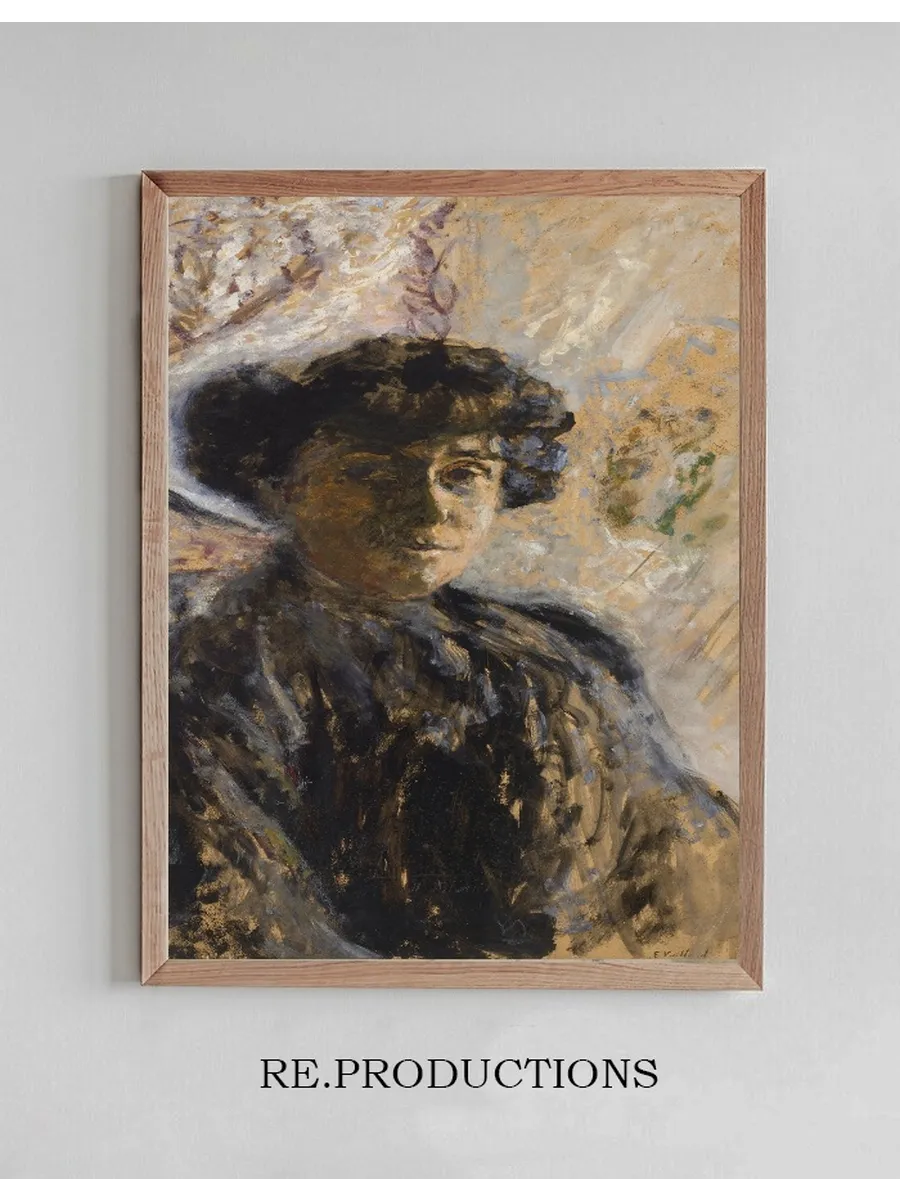 Madame Hessel En Robe Noir