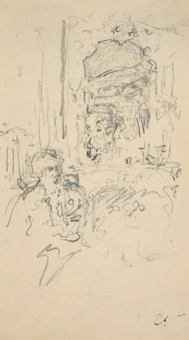 Madame Hessel in Aninterior
