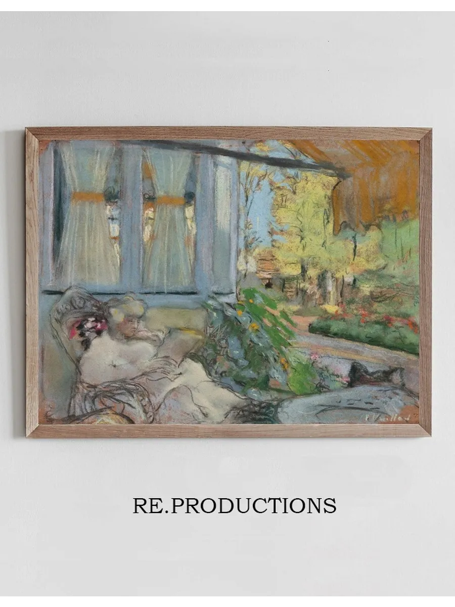 Madame Hessel Lisant Sur la Terasse du Clos Cezanne