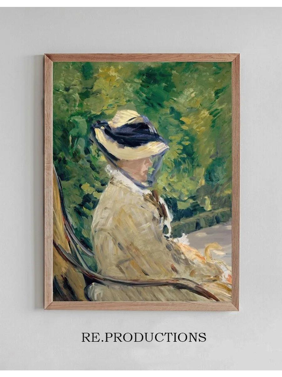 Madame Manet (Suzanne Leenhoff, 1829 1906) at Bellevue