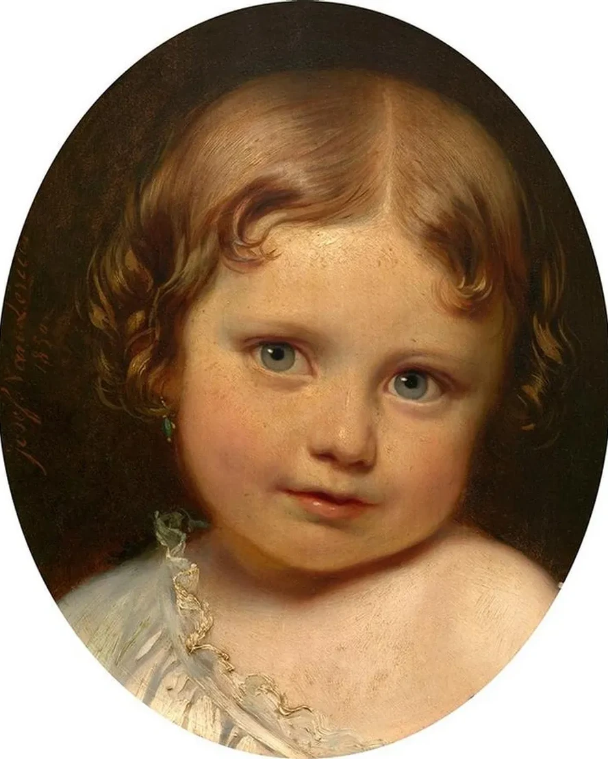 Madame Valentine De Give - LeDelier as a Child