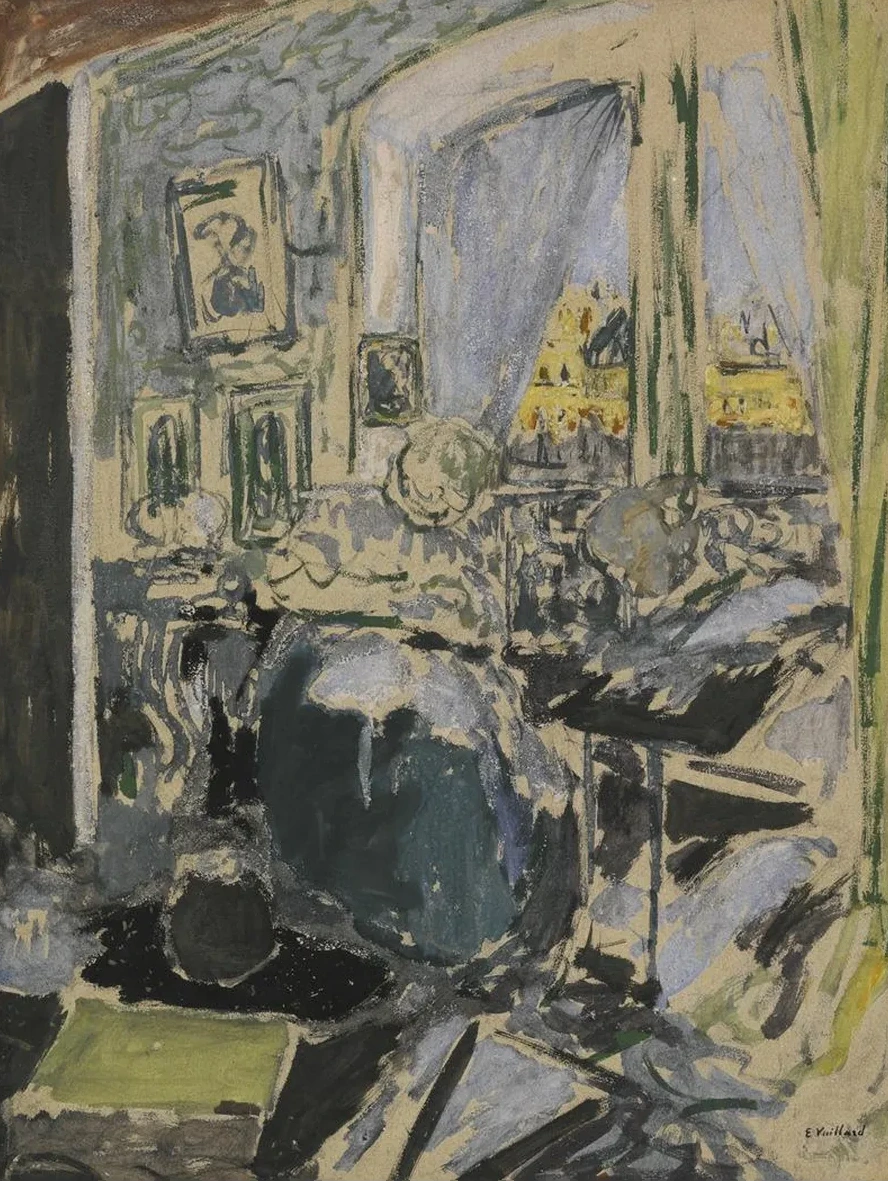 Madame Vuillard Cousant C T de la Fen Tre