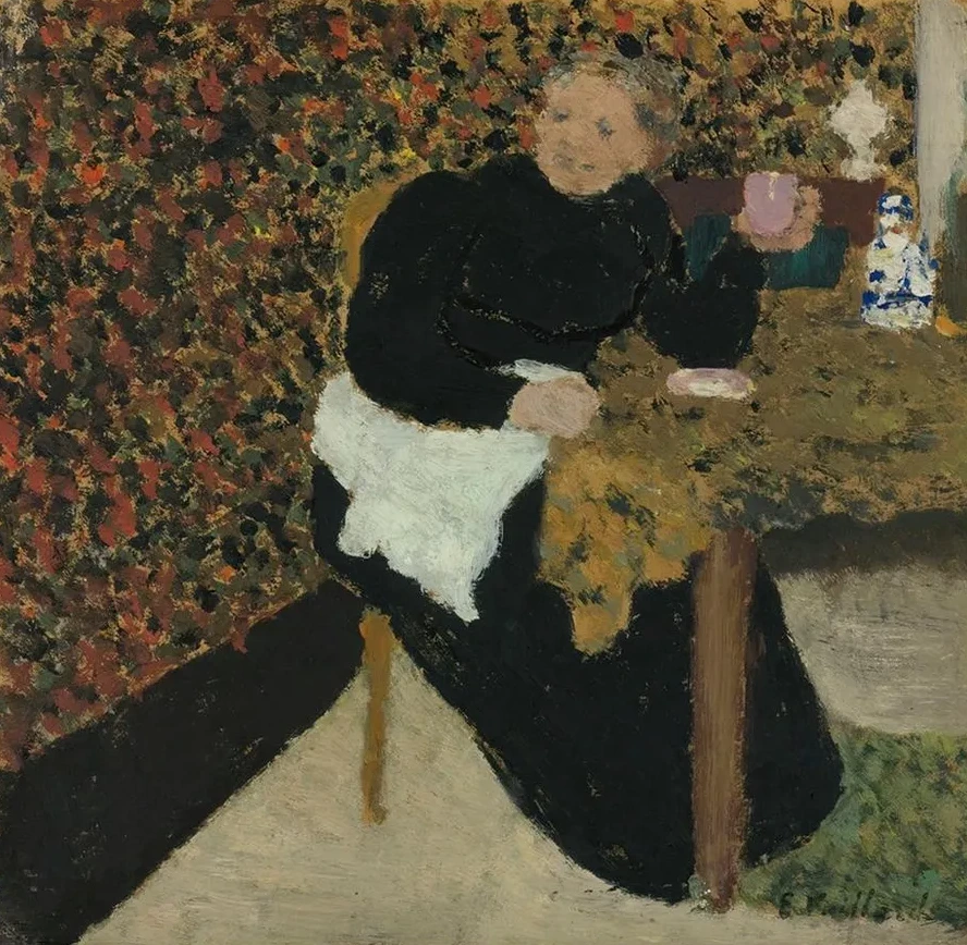 Madame VuillardAvec Une Tasse Rose