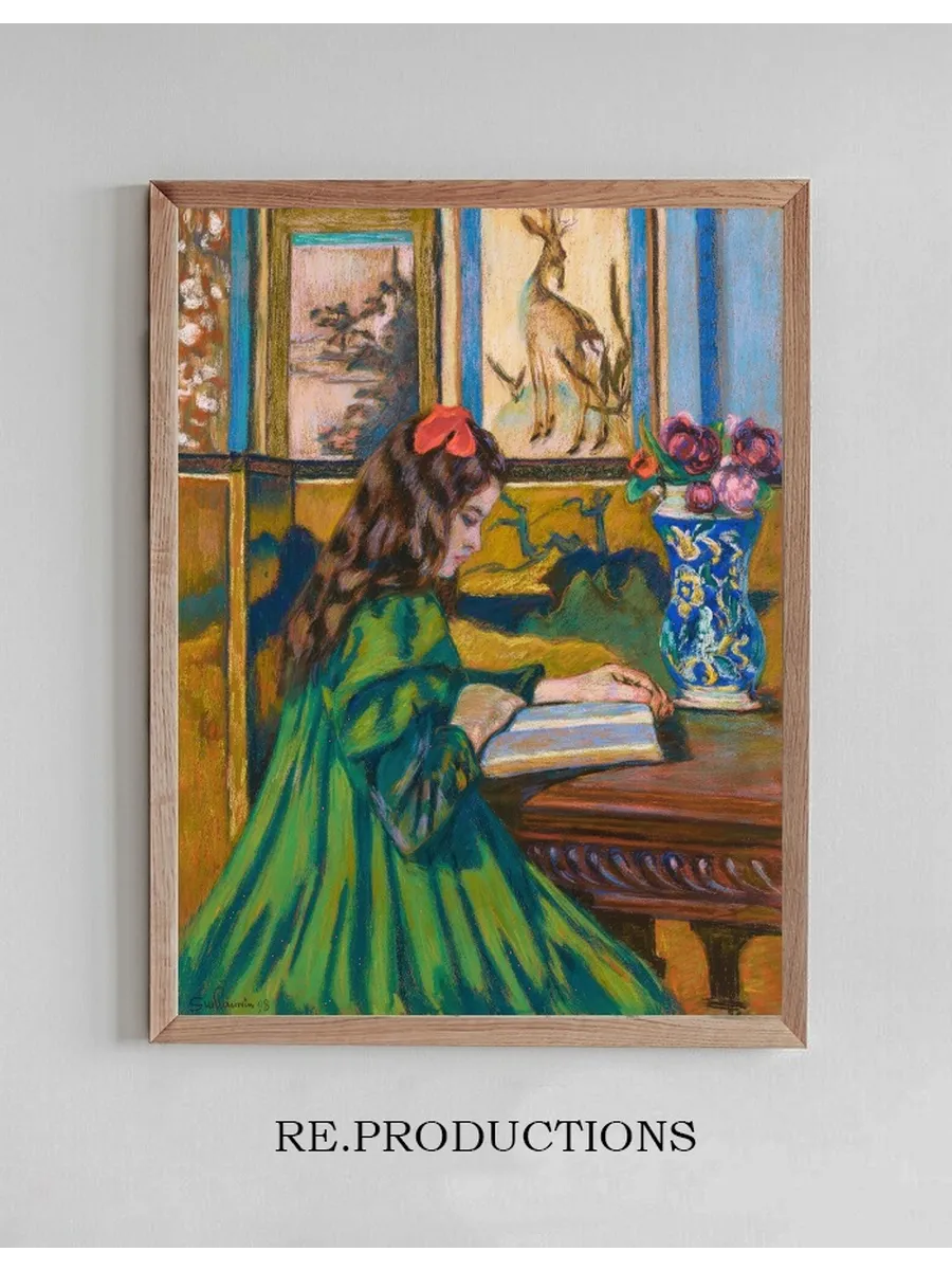 Madeleine Guillaumin Lisant