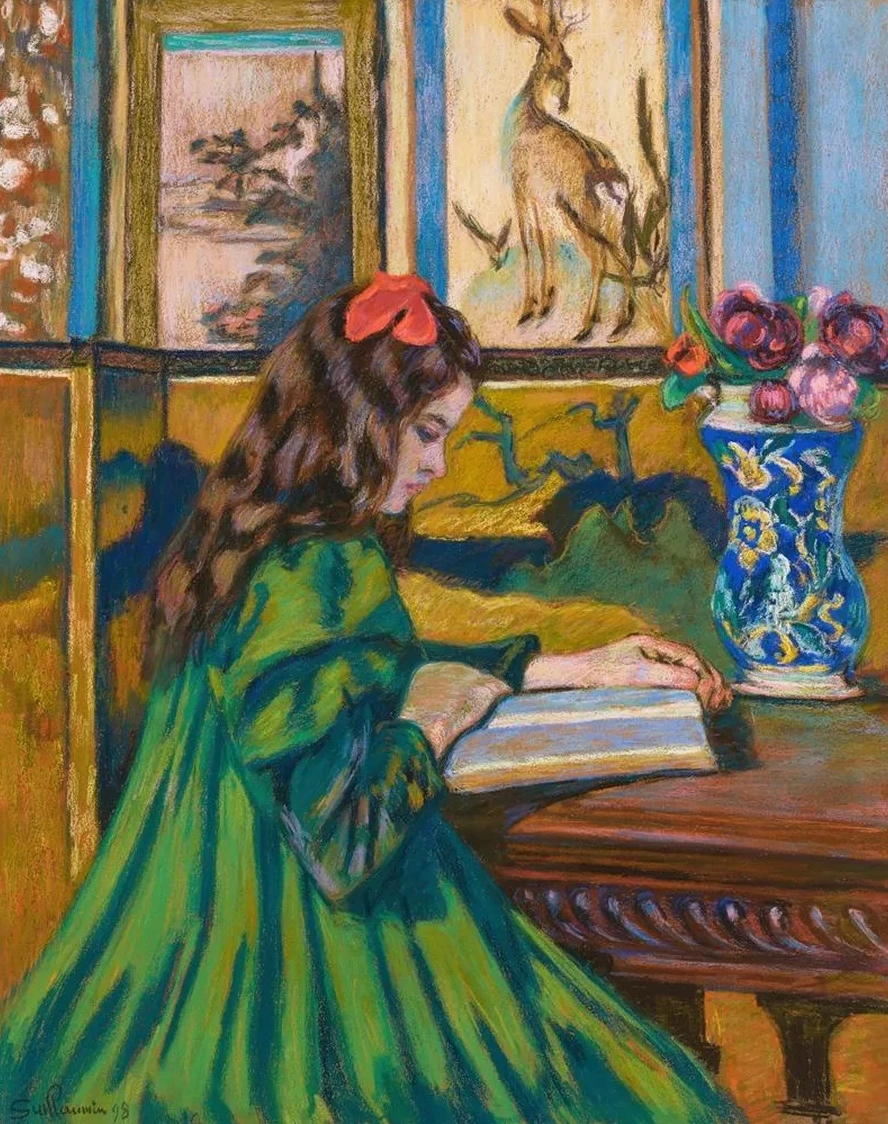 Madeleine Guillaumin Lisant