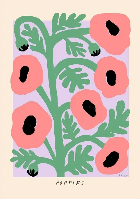 Madelen - Pastel Poppies