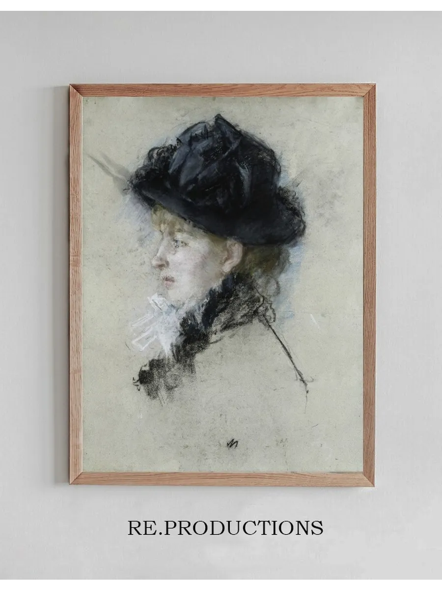 Mademoiselle Louise Riesener in a Hat