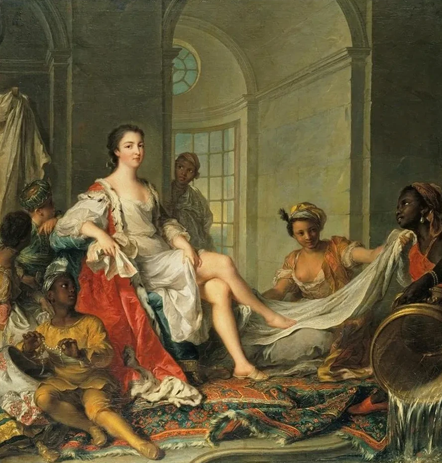 Mademoiselle de Clermont En Sultane