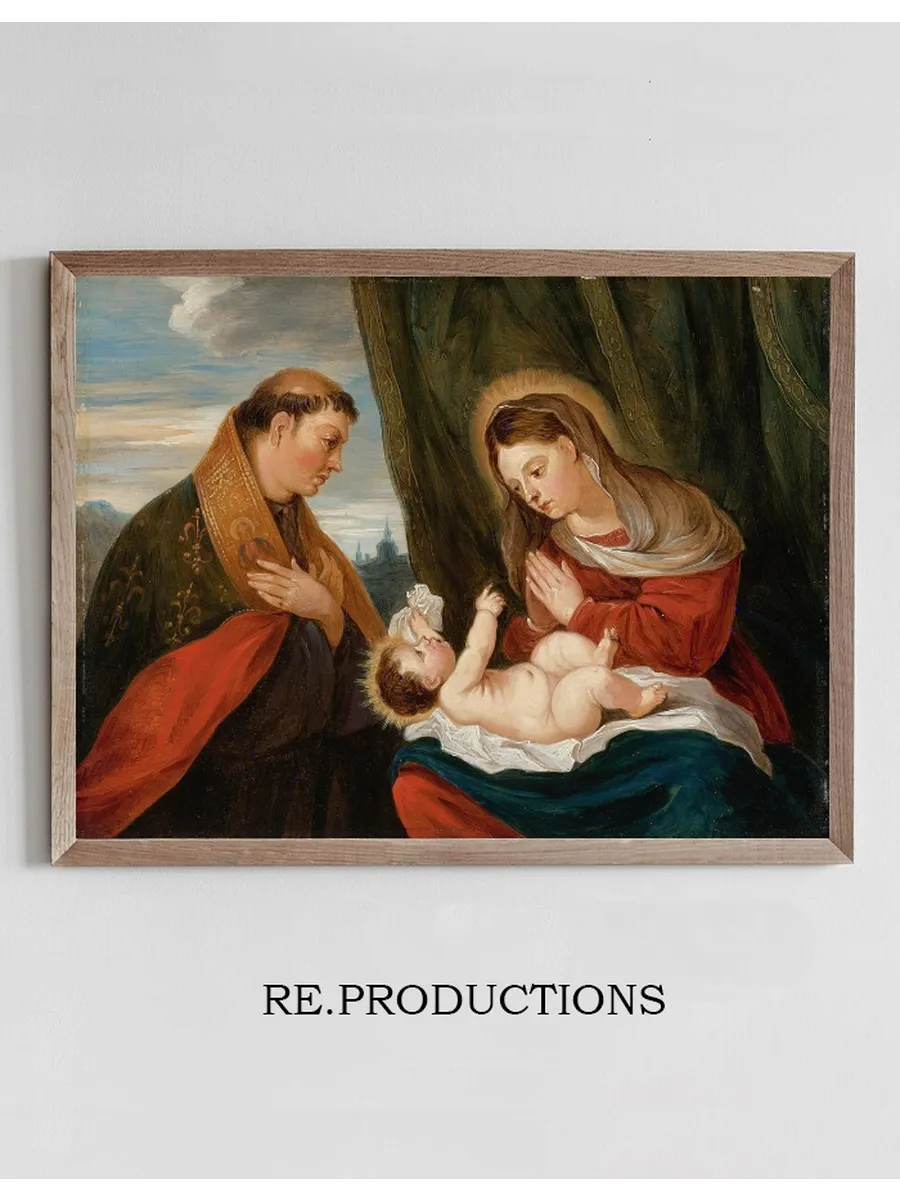 Madonna And Child With St. Ludwig Of Toulouse