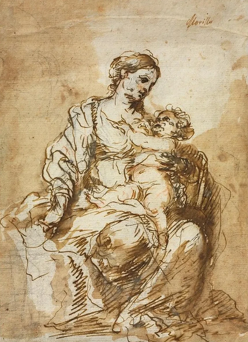 Madonna Nursing the Christ Child