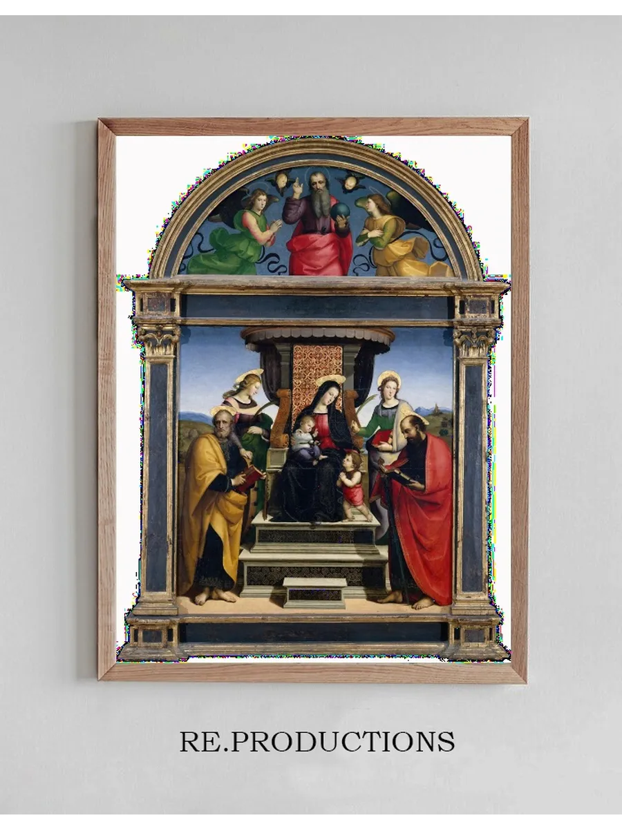 Madonna and Child Enthroned with Saints