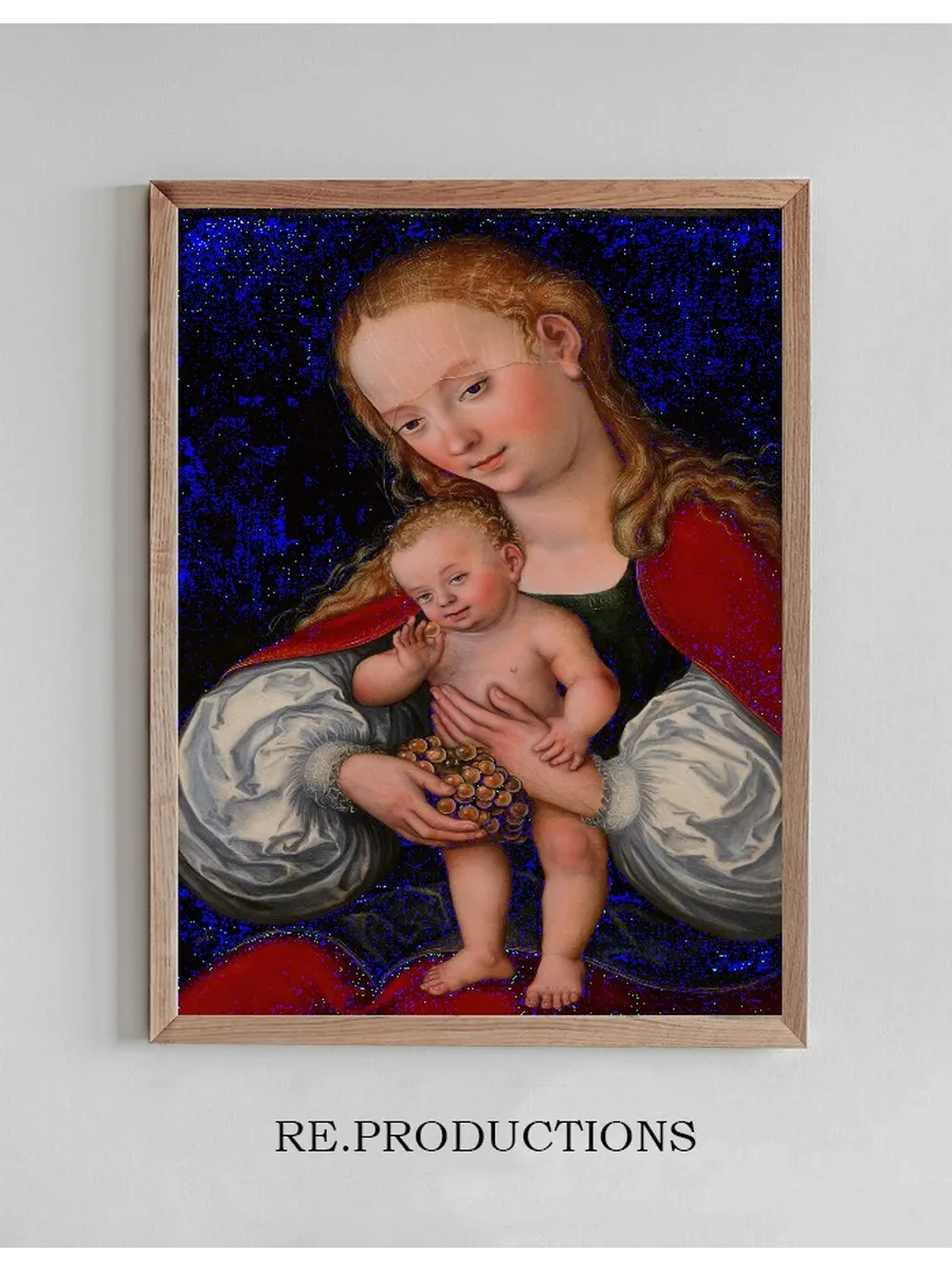 Madonna and Child with Grapes
