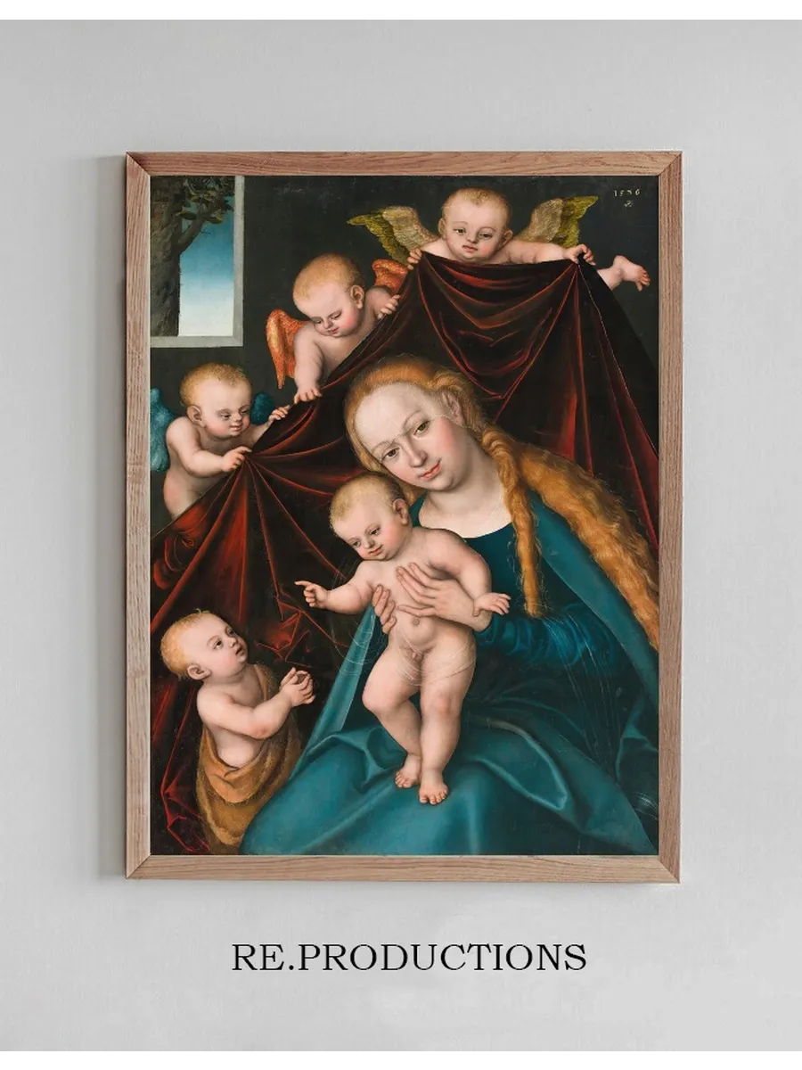 Madonna and Child with Infant Saint John the Baptist and Angels