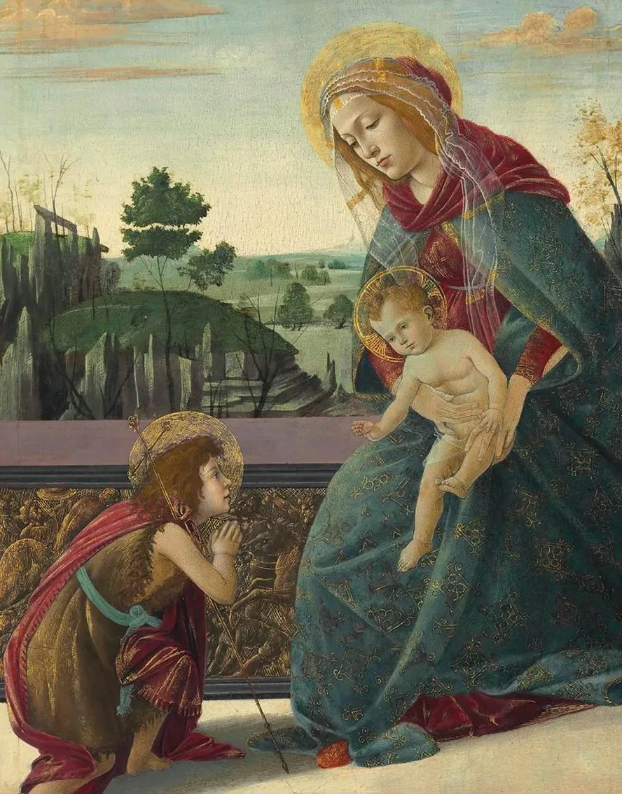 Madonna and Child with Young Saint John the Baptist