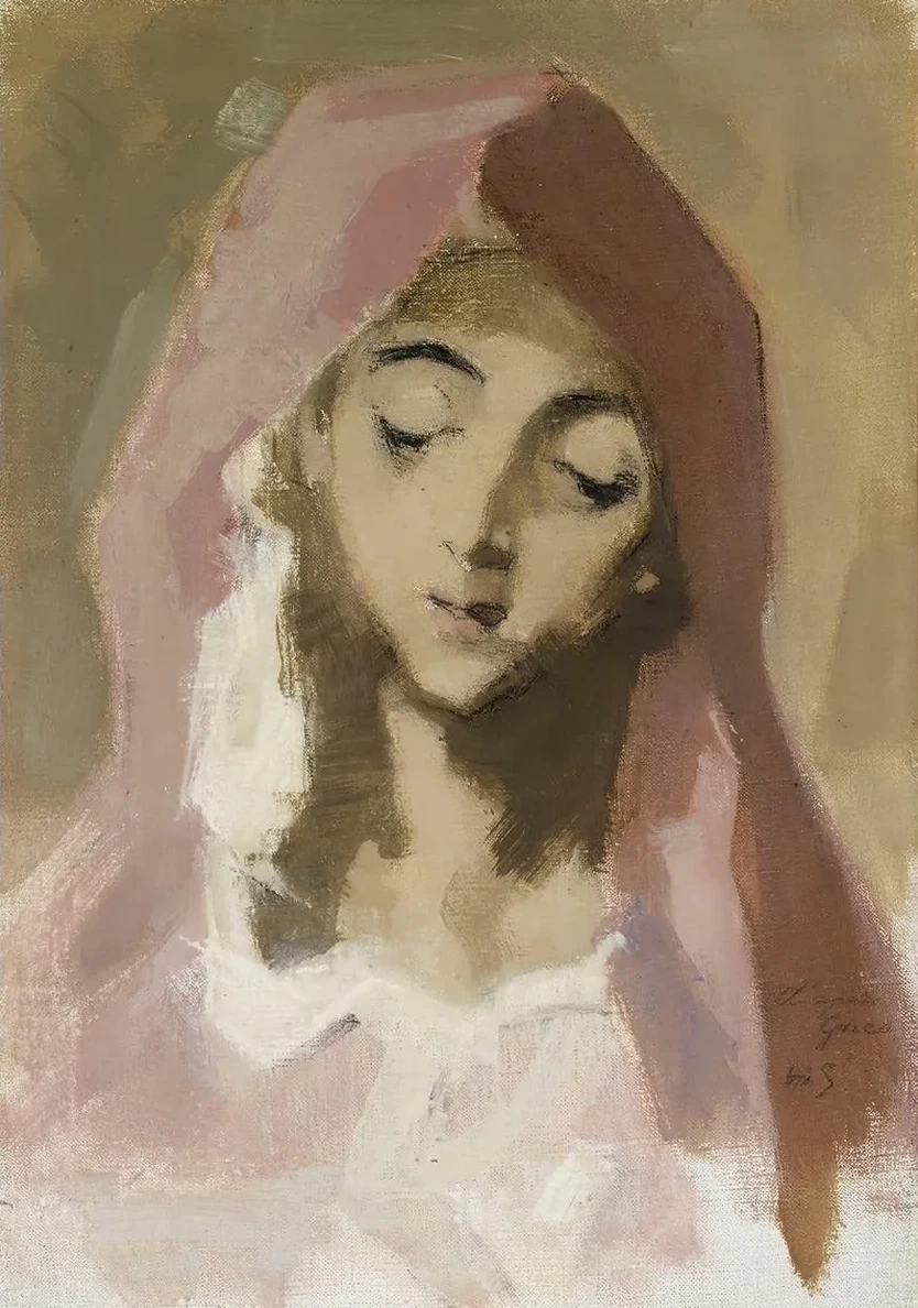 Madonna de la Charit, after El Greco