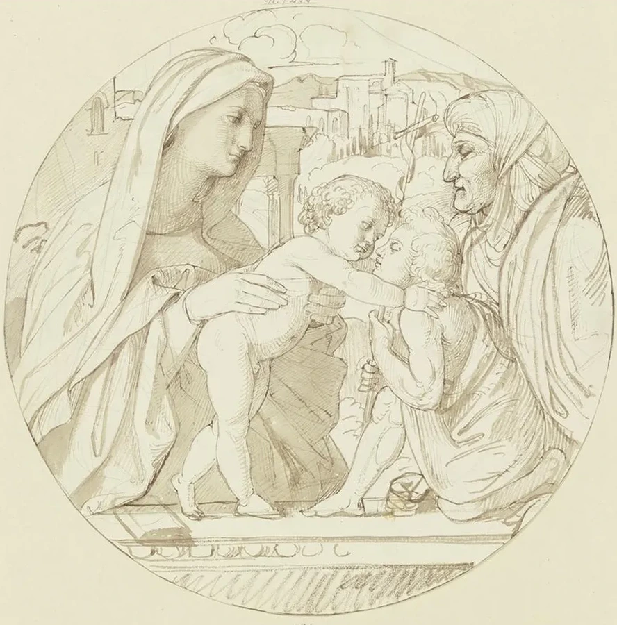 Madonna Mit Elisabeth Und Dem Kleinen Johannes