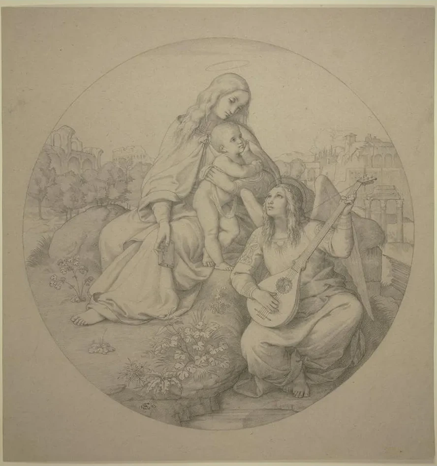 Madonna Mit Musizierendem Engel (madonna del Campidoglio)