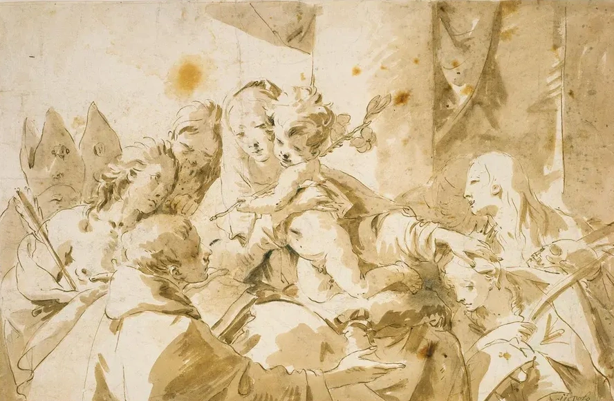 Madonna with Child and Saints