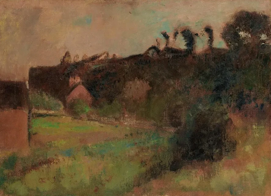 Maisons Au Pied D une Falaise