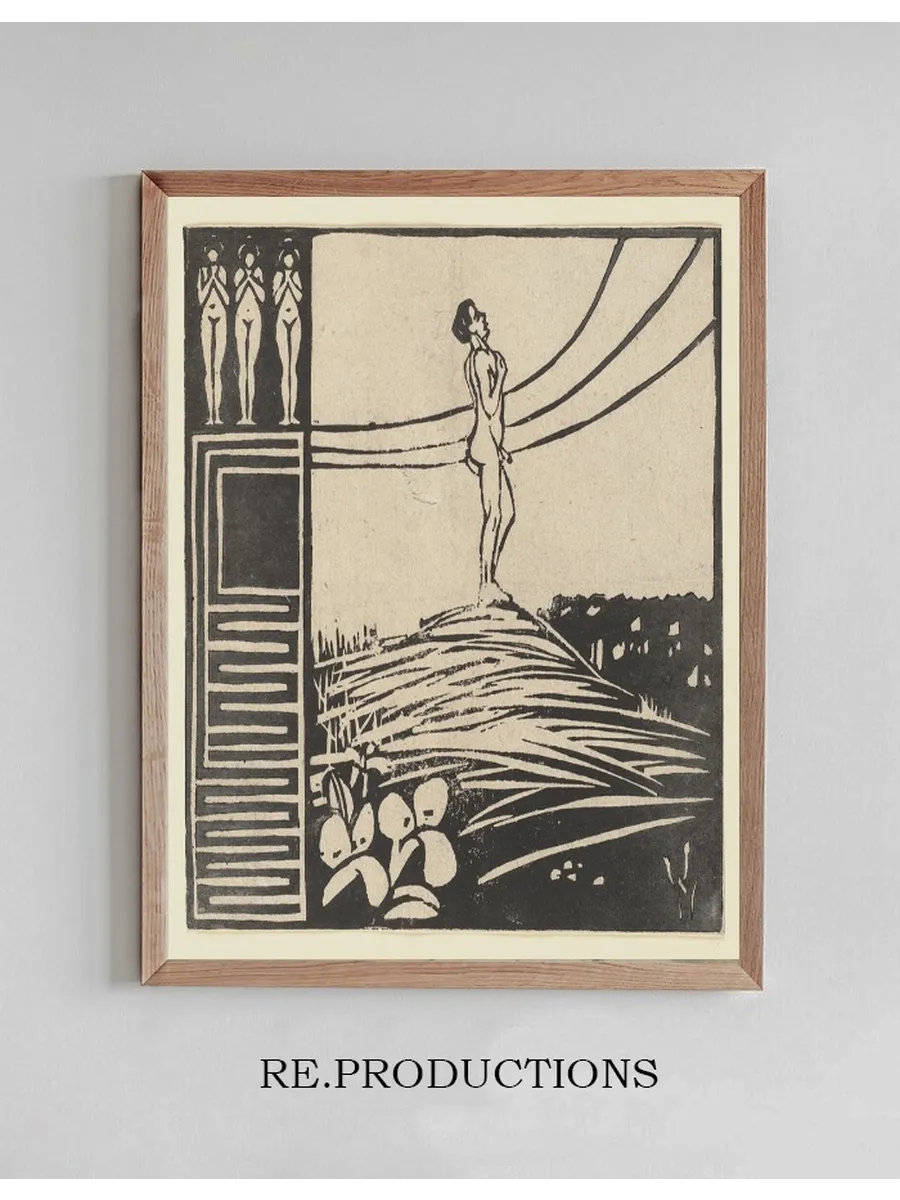 Male Figure on a Mountain (Longing). From the series Two People
