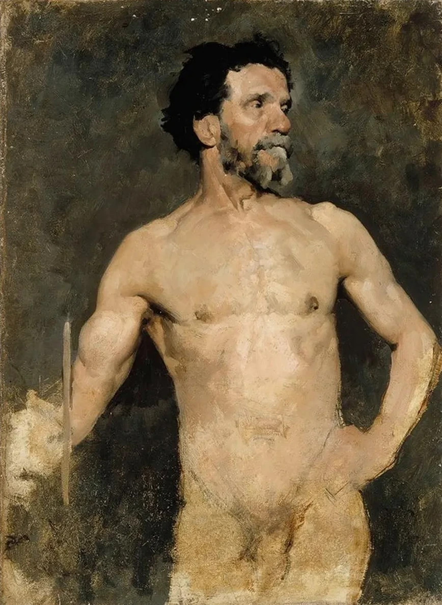 Male Model, Study