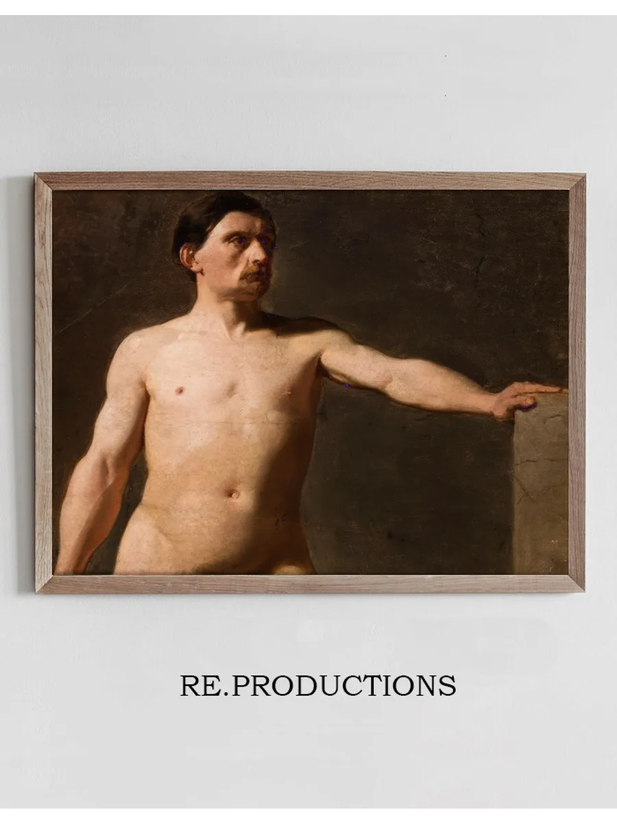 Male Nude Torso of a Male Figure