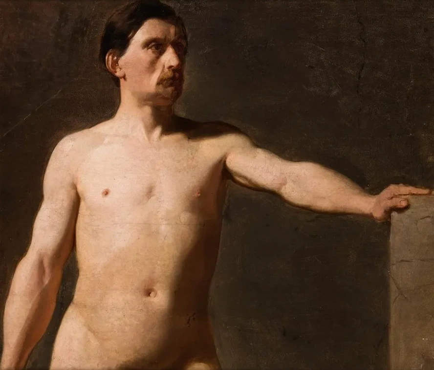 Male Nude Torso of a Male Figure