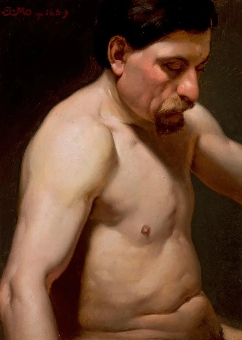 Male Semi - Nude