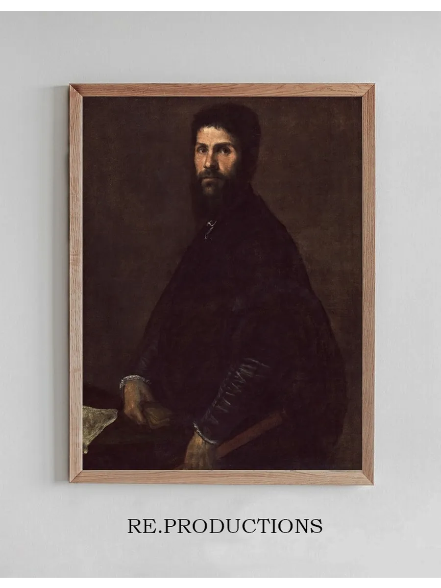 Man Holding a Flute