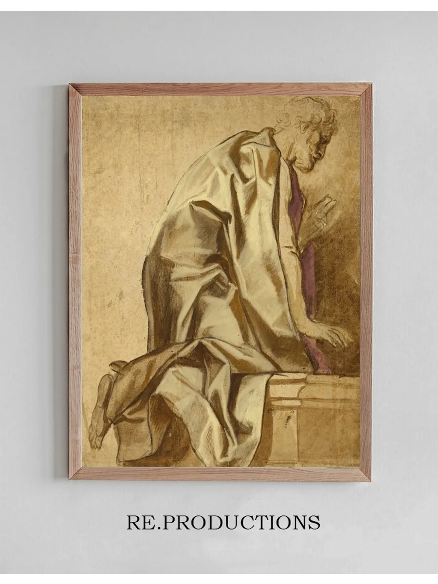 Man Kneeling, Facing Right
