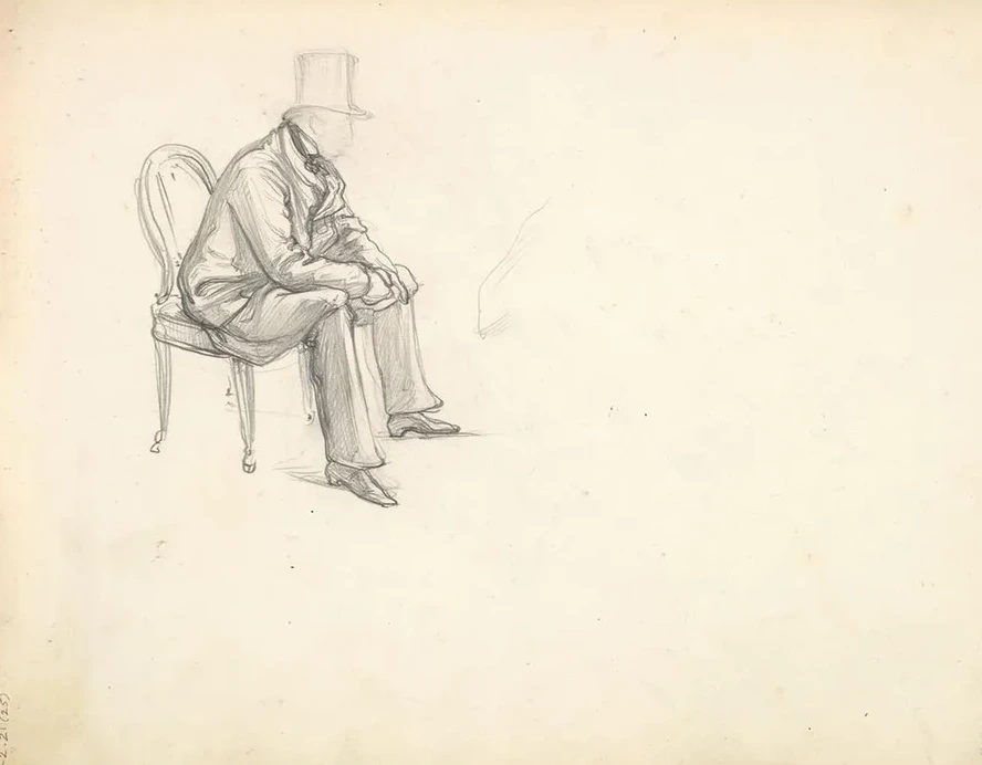 Man Seated on a Chair