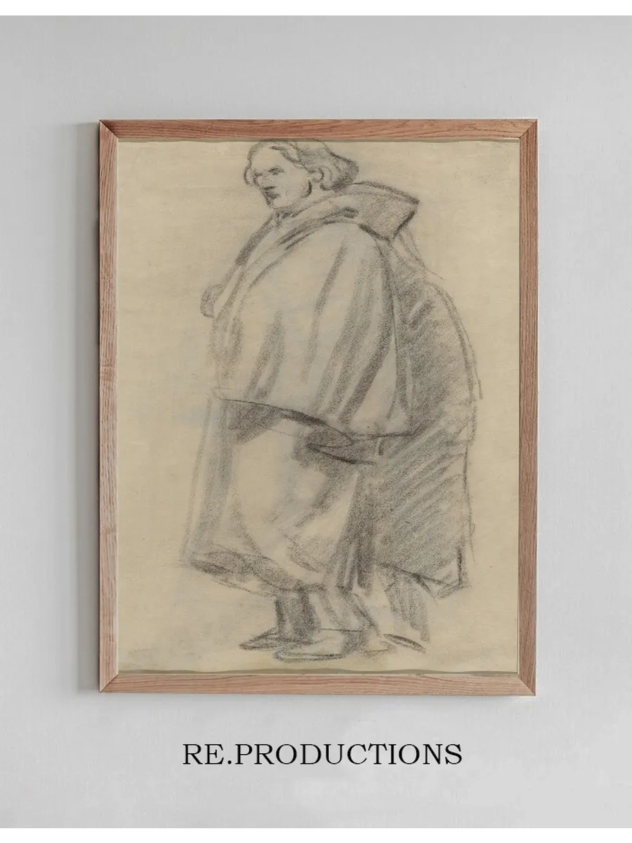 Man Wearing a Cloak