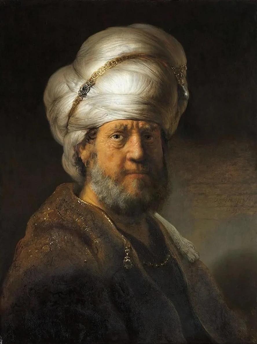 Man in Oriental Clothing