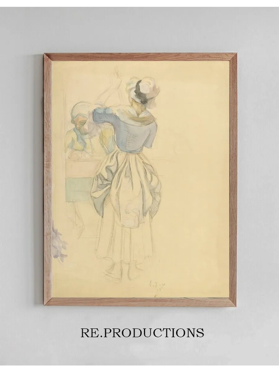 Man in Rococo Attire with Maid