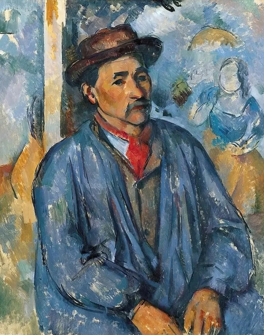 Man in a Blue Smock