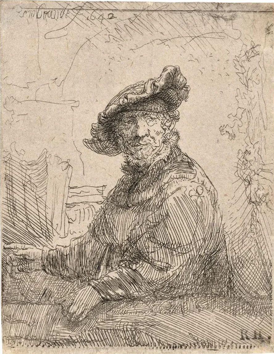 Man in an Arbour