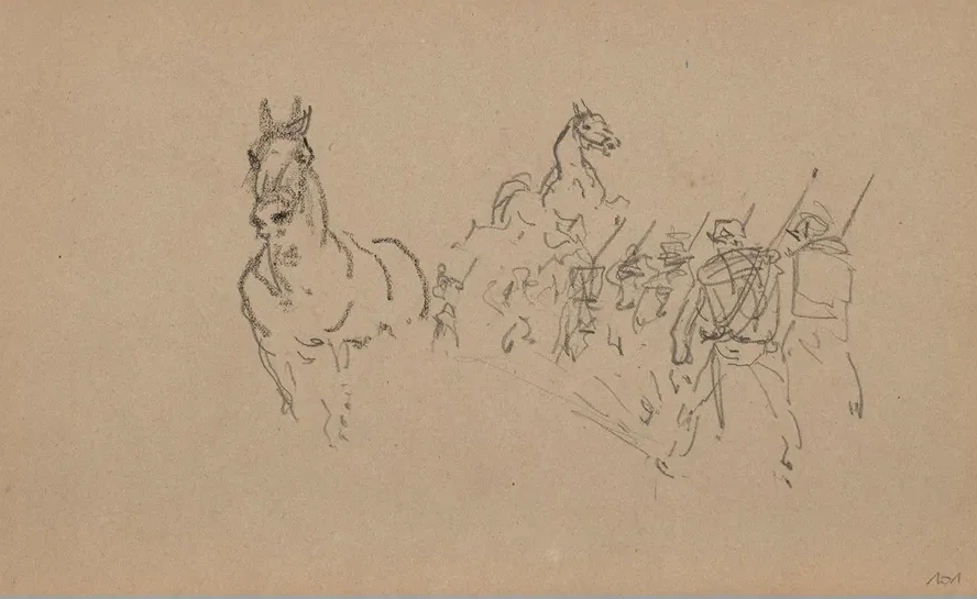 Man Uvre Militaire et Tudes de Cheval