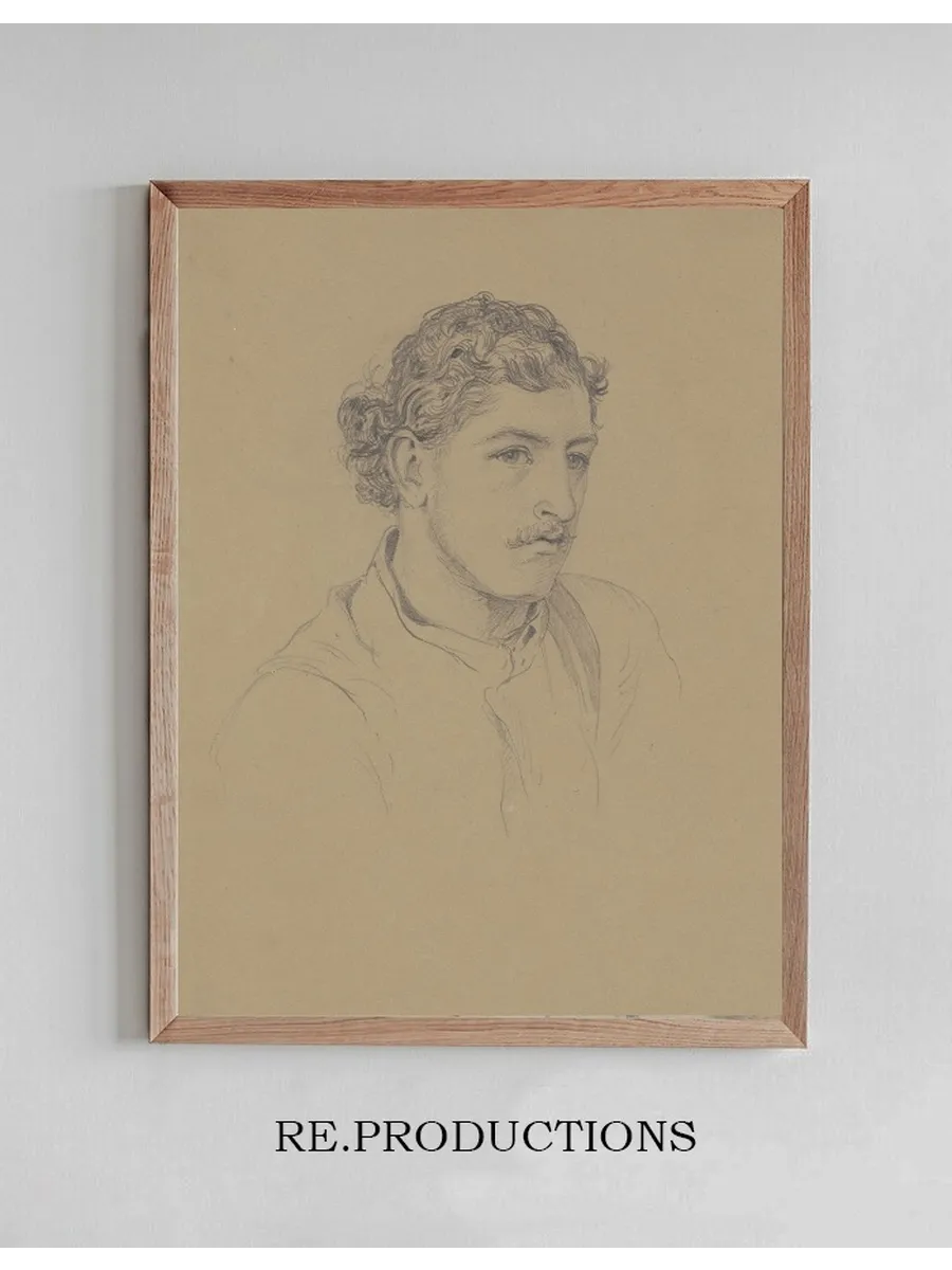 Man with Curly Hair
