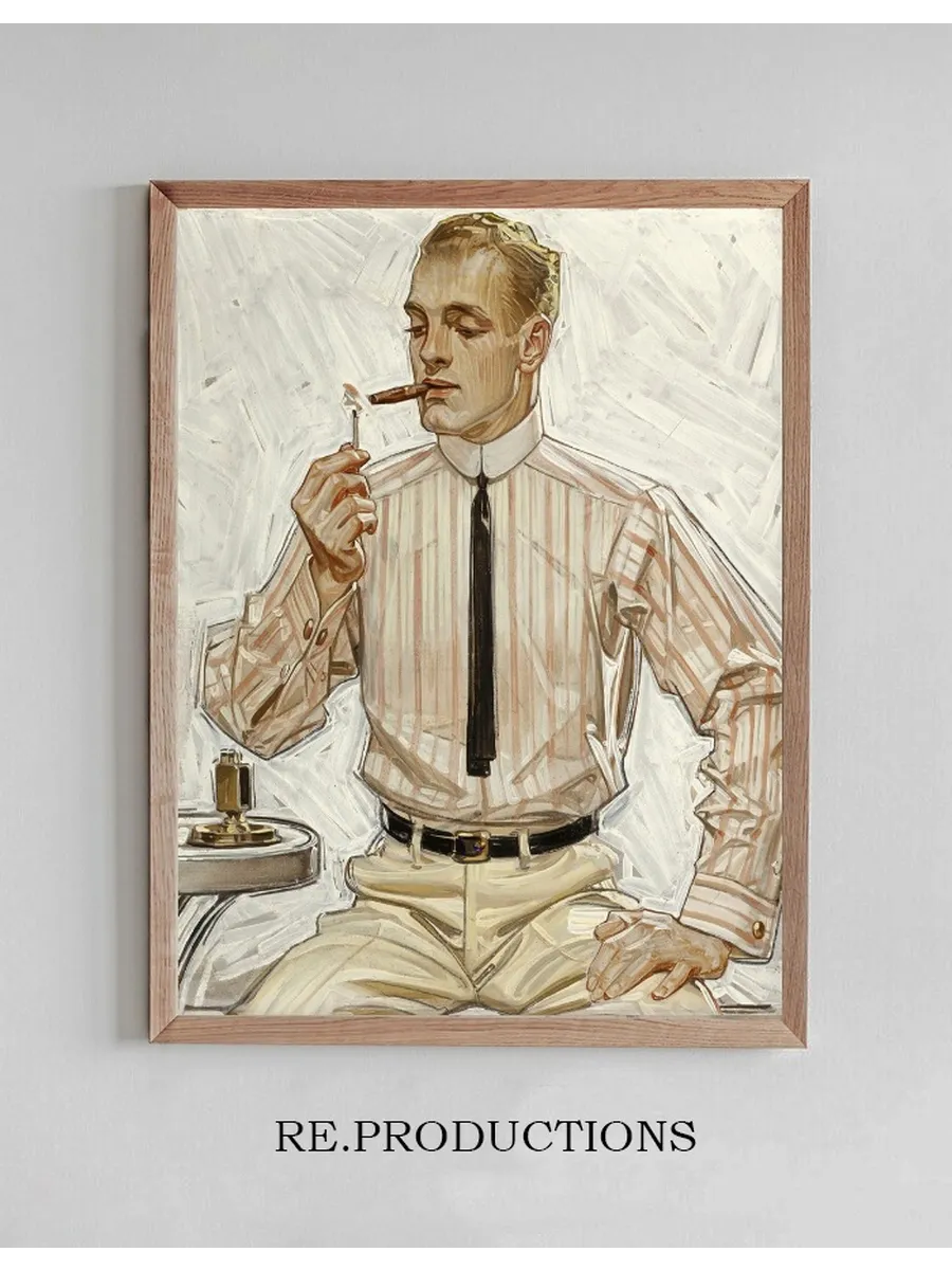 Man with Narrow Tie, Cluett Shirts Arrow Collar advertisement