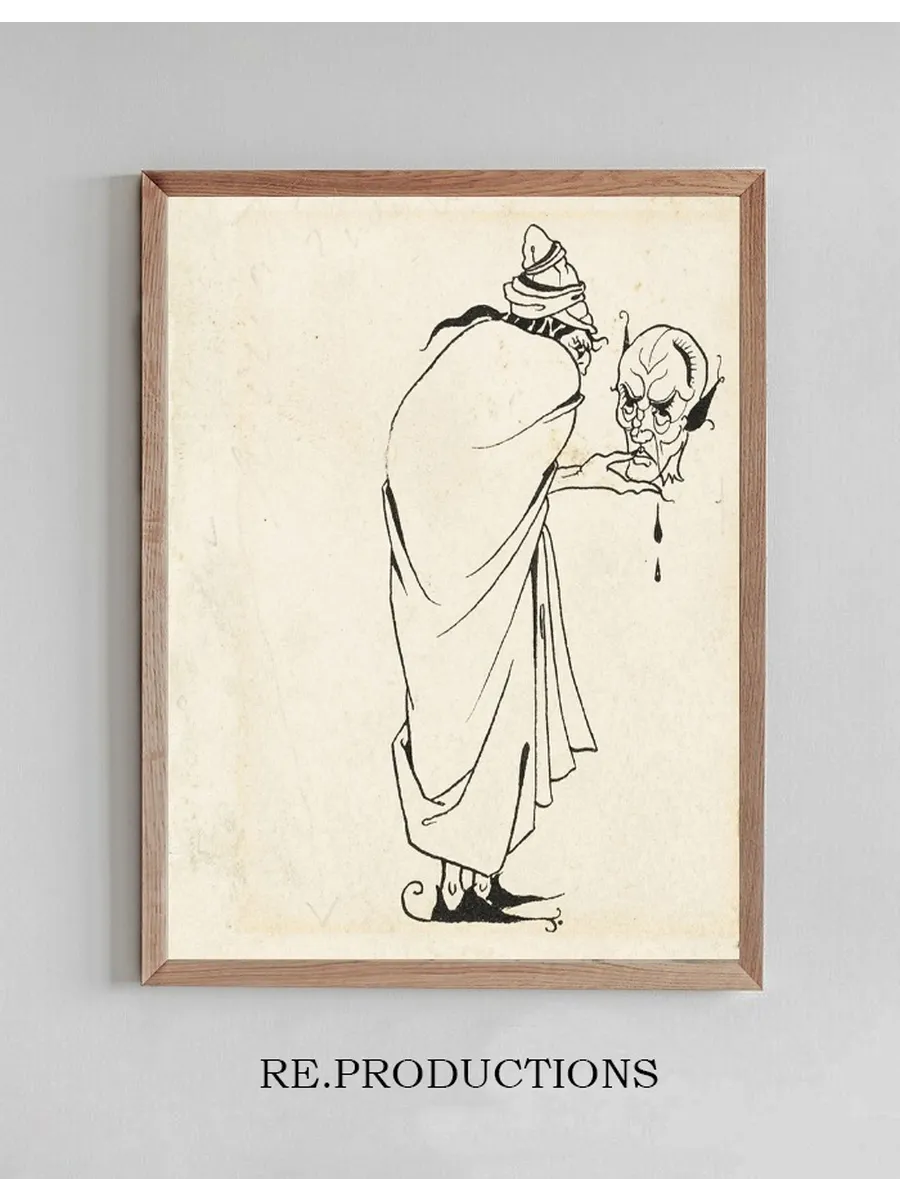 Man with Skull