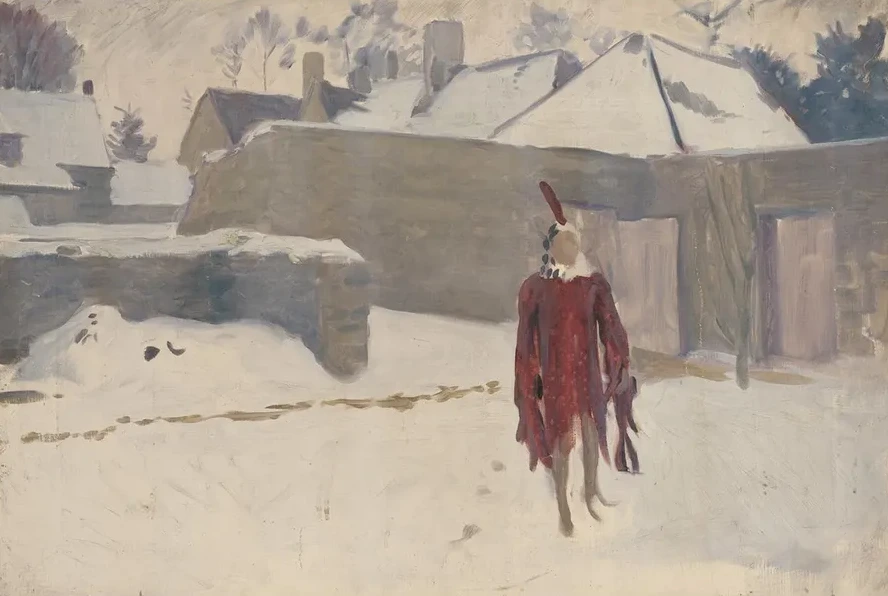 Mannikin in Thesnow