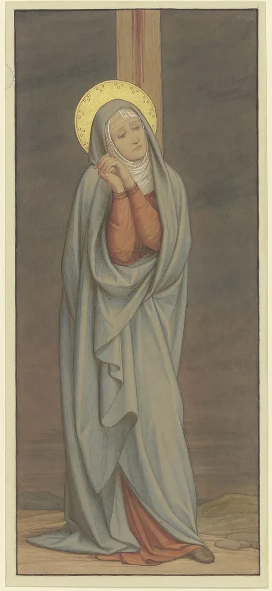 Maria Schmerzvoll Unterm Kreuz