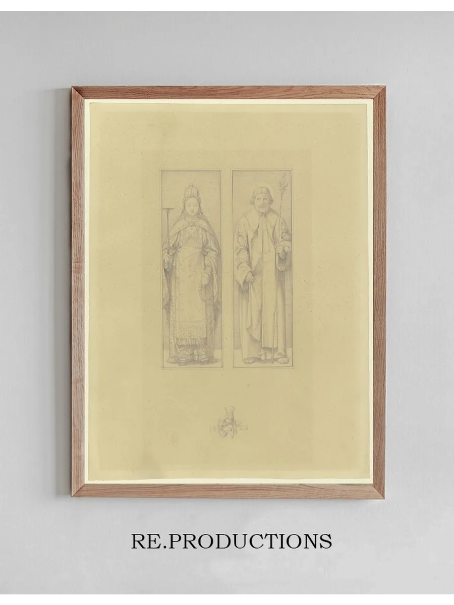 Maria Und Joseph, Ganze Figuren Nebeneinander